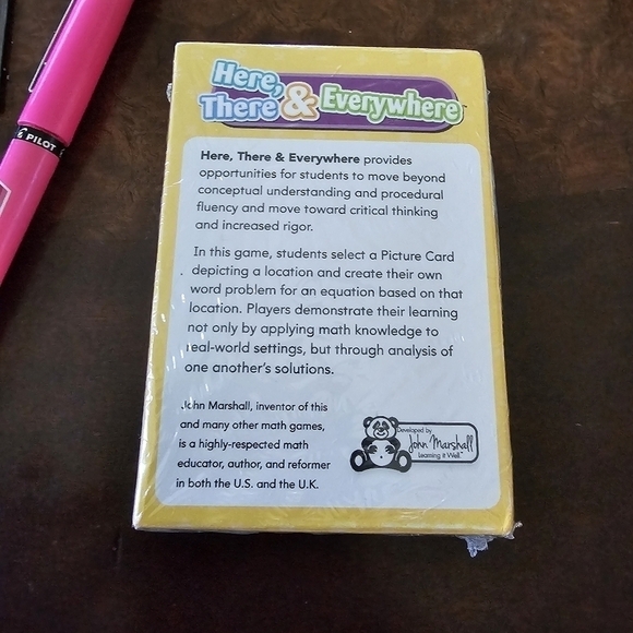 "Here, There, & Everywhere" math world problem game - Picture 3 of 5